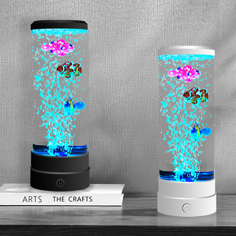 Home Decor Simulator - Simulated LED Multi-color Bubble Fish Atmosphere