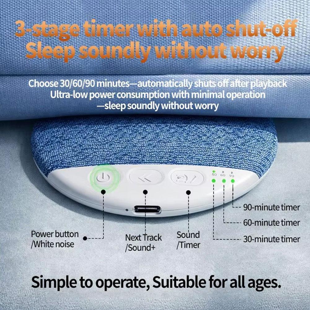Home Decor Range - Under-Pillow Sleep Speaker BT 5.4White Noise