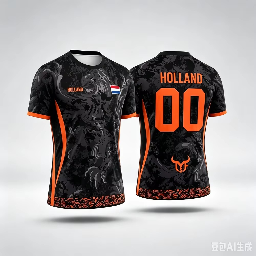Home Decor Netherlands - Summer Netherlands Soccer Football Jersey T-shirt