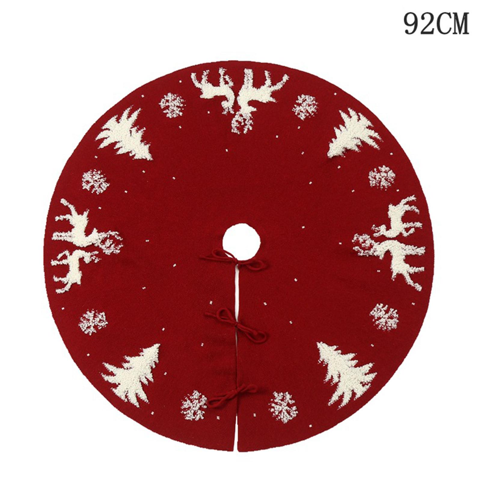 Home Decor Range - Trees Embroidered Decoration Red Tree Christmas