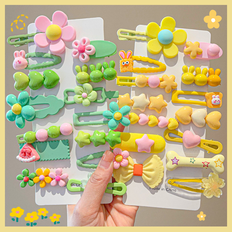 Home Decor Yellow - 14-8Pcs/Set Candy Color Cartoon Bowknot Flower