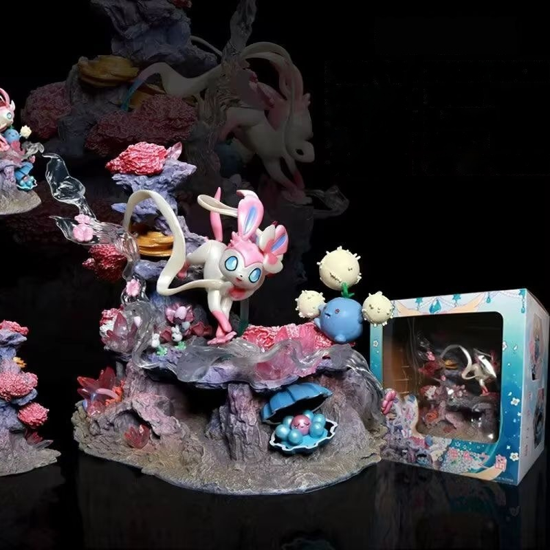 Home Decor Deals - Gk Figure Sylveon Shroomish Clamperl Fairy