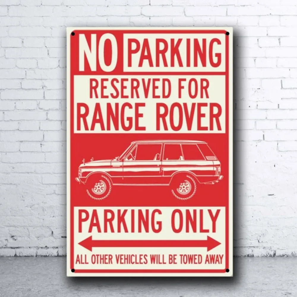 Home Decor Range - Range Rover Classic Reserved Parking Only