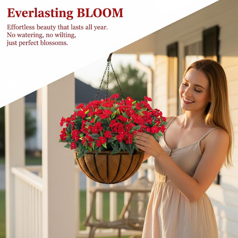 Home Decor Center - Silk Balsam Artificial Flowers Premium Quality