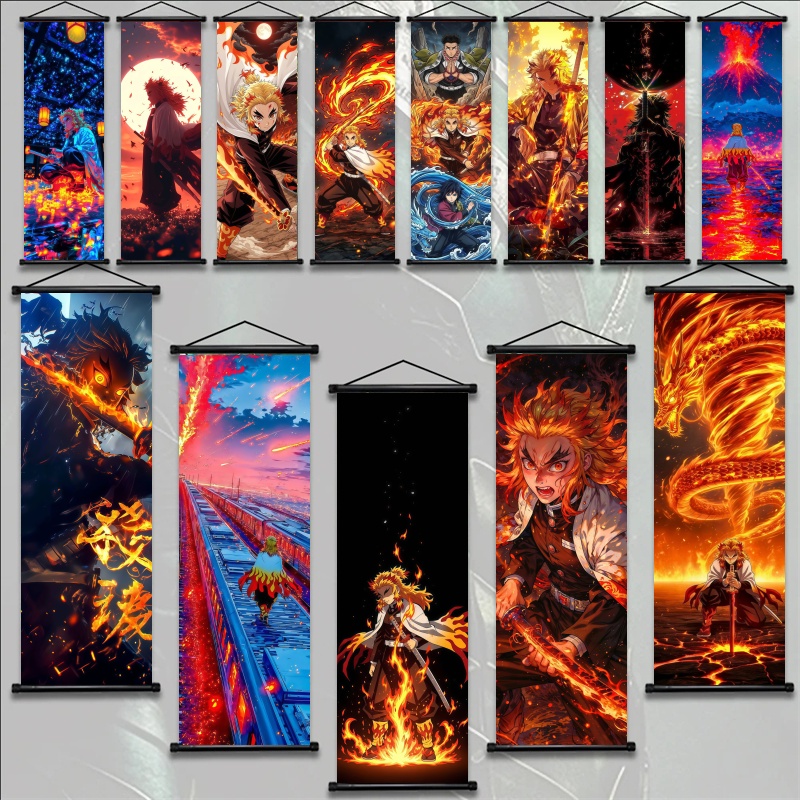Home Decor Deals - Demon Slayer Kyojuro Rengoku HD Print