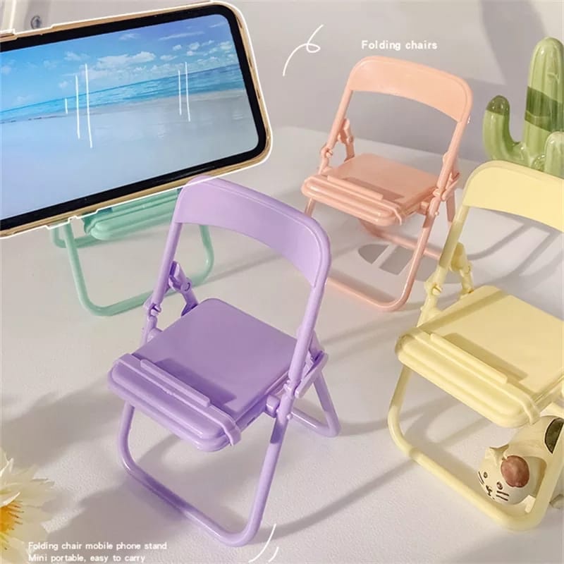 Home Decor Deals - Cute Chair Phone Holder Stand Creative
