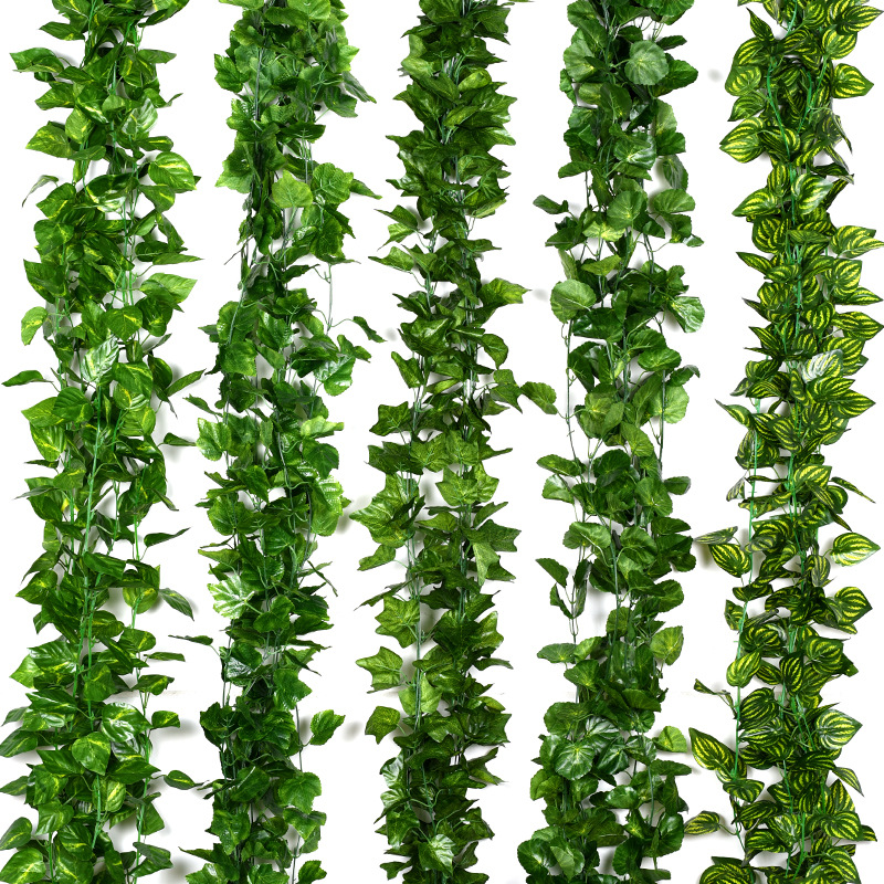 Rattan Plant Basket - 230cm Vivid Artificial Plants Creeper Grape