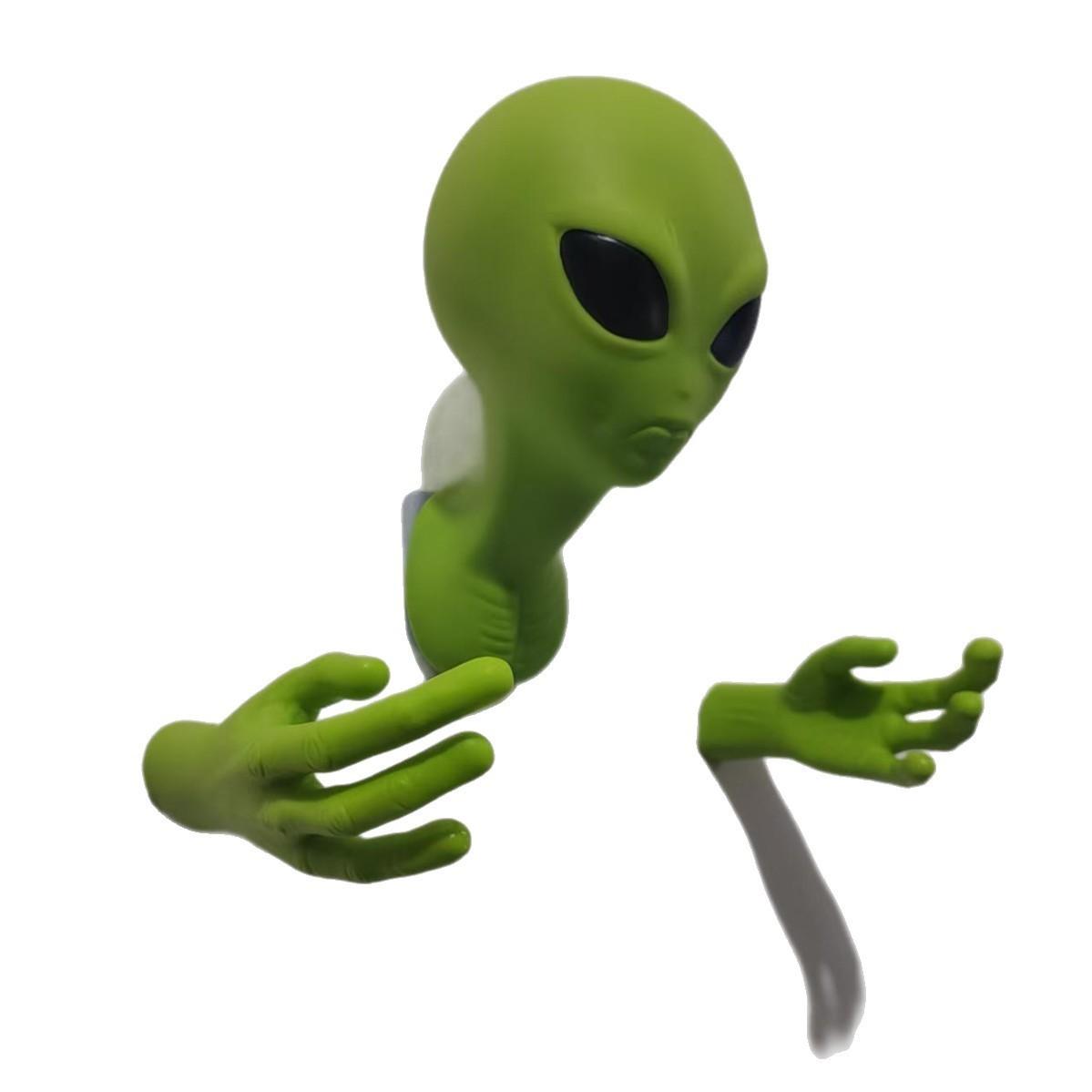 Home Decor Etsy - 1 Green Alien Pendant, 3D Alien