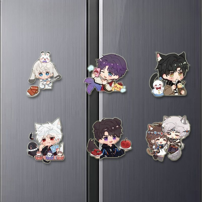 Xavier Home Decor - Love and Deepspace Acrylic Magnetic Refrigerator