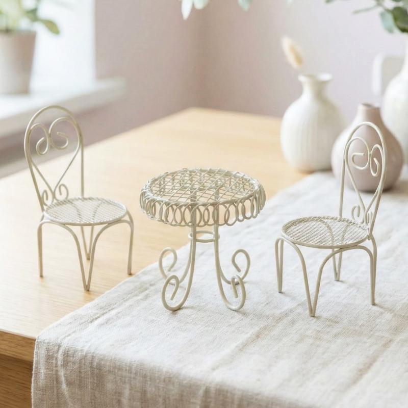 Home Decor Deals - 1/3Pcs Dollhouse Garden Display Ornament Prop