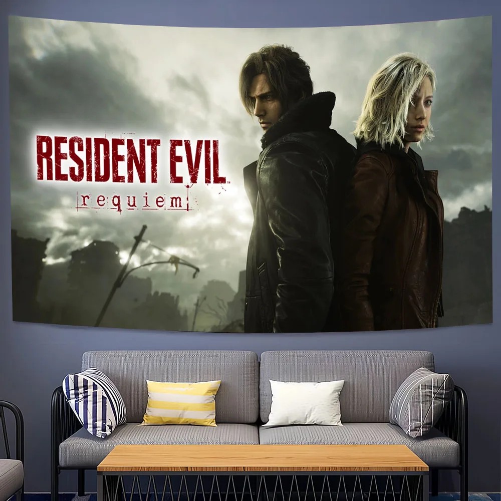 Home Decor Hippie - VIKAMA Leon Kennedy Resident Evil Tapestry