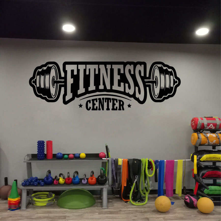 Home Decor Center - Gym vinyl decor wall decal fitness