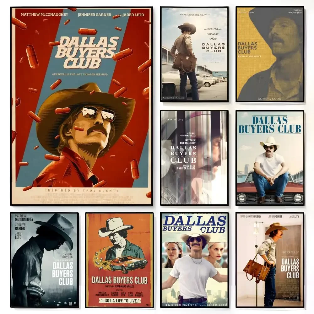 Home Decor Dallas - d-Dallas Buyers Club Poster American Film