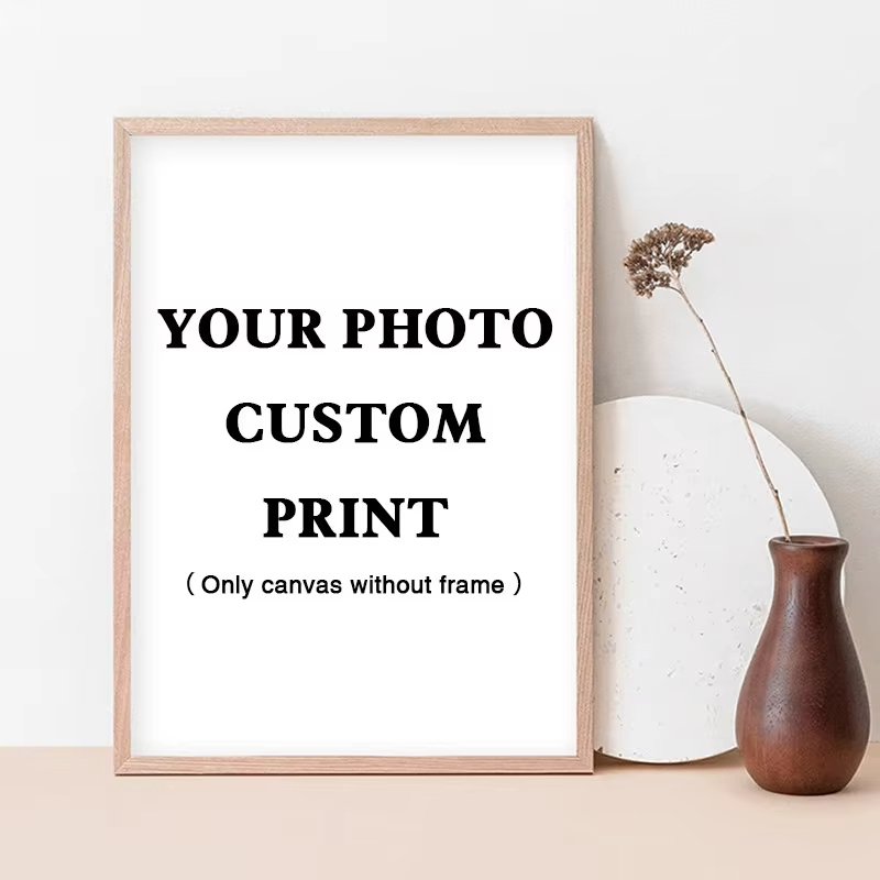 Home Decor Frames - （No Frame）Personalized Gift Custom Canvas Poster