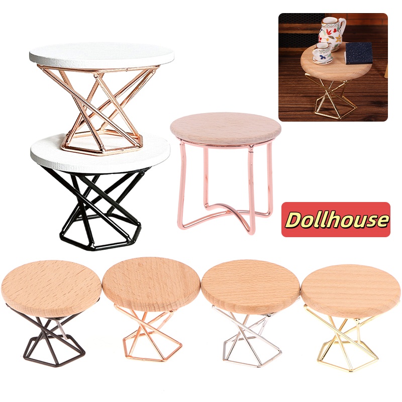 Home Decor Simulator - 1/12 Dollhouse Simulation Coffee Table Round