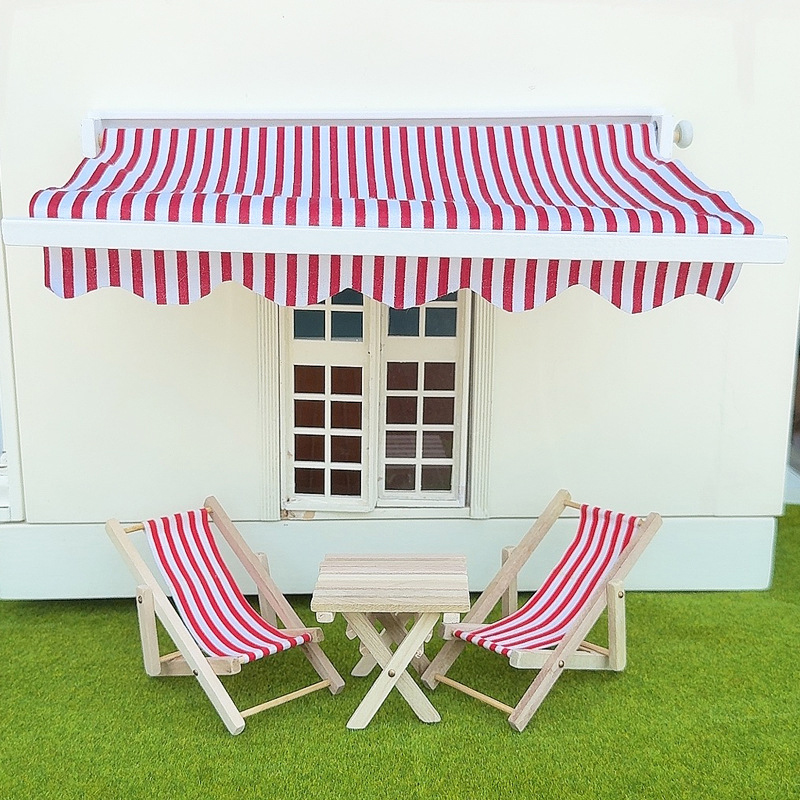 Home Decor Simulator - 1/12 Dollhouse Simulation Awning Model Dollhouse