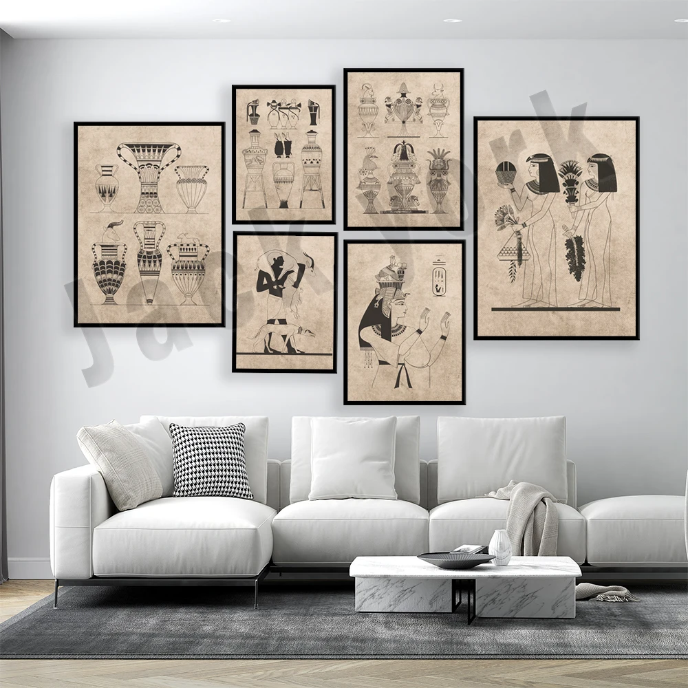 Vintage ancient egypt poster,  - огляд і ціна Home Decor Egypt