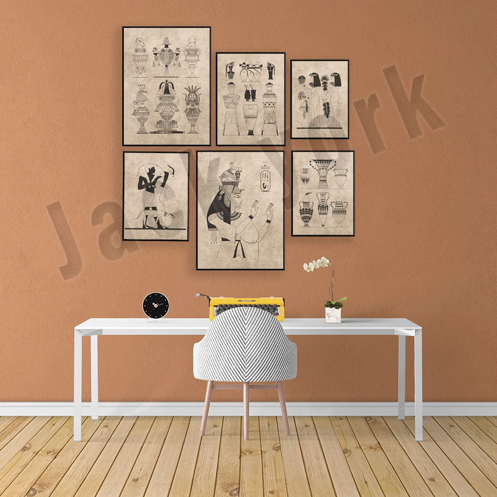 Vintage ancient egypt poster,  - огляд і ціна Home Decor Egypt