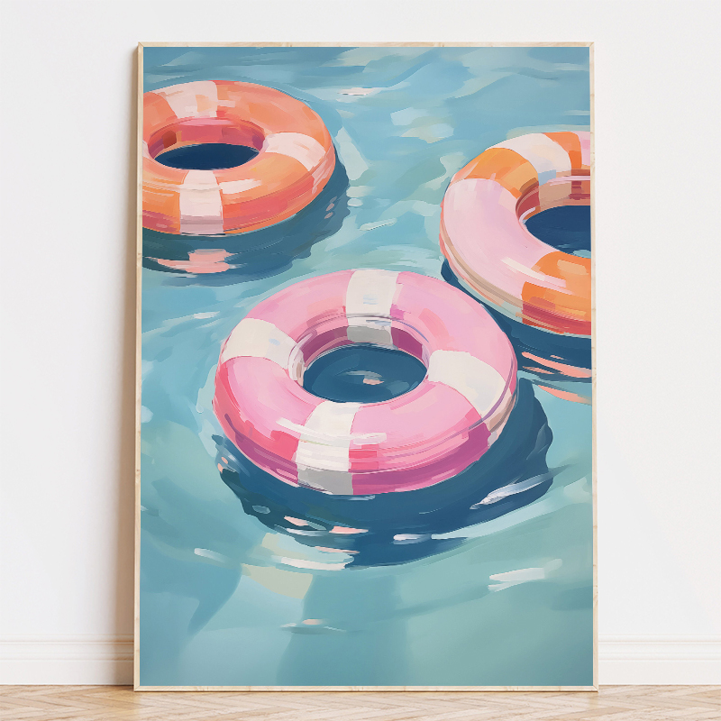 Colorful Pool Float Lifebuoy P - огляд і ціна Home Decor Essentials