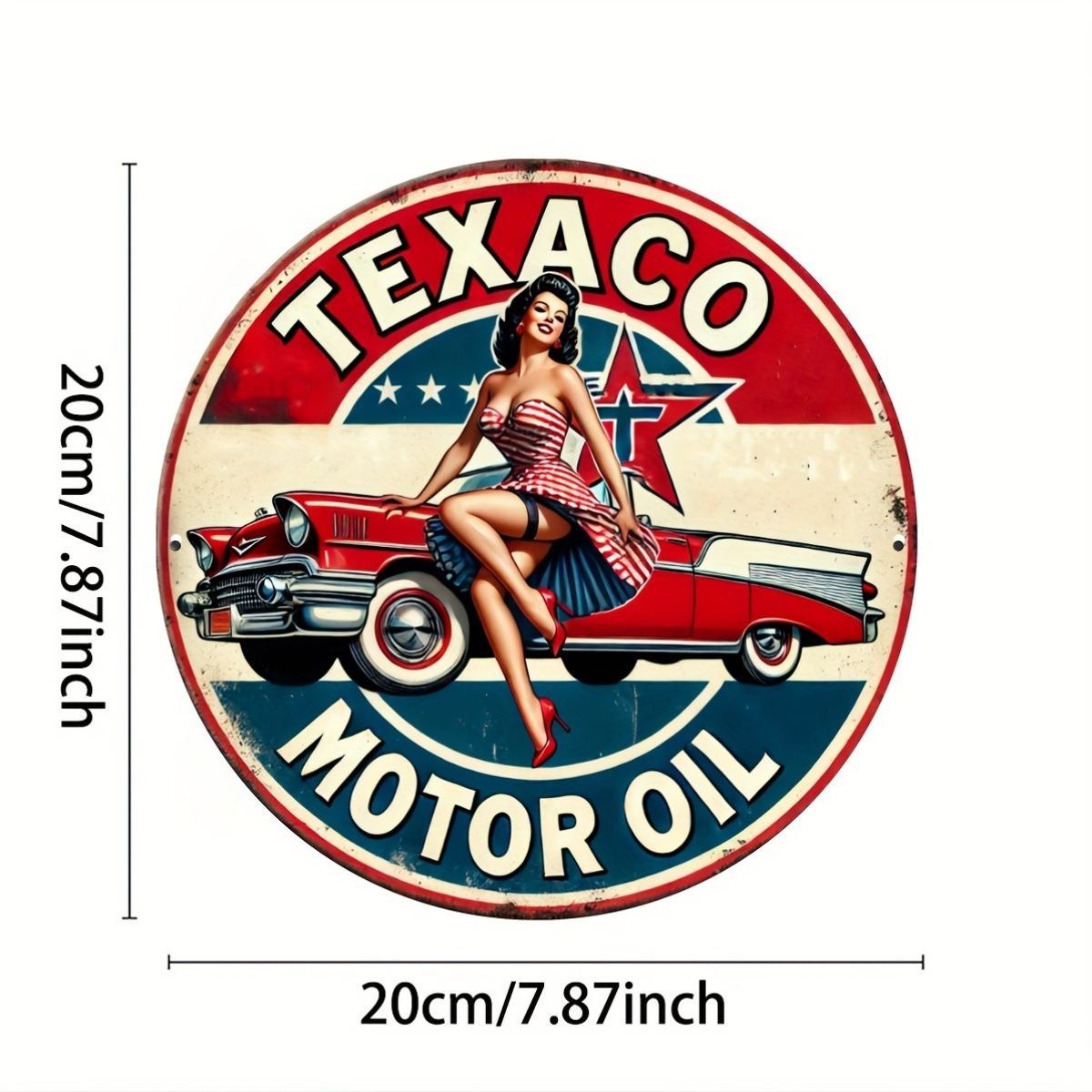 Texaco Motor Oil Vintage Alumi - огляд і ціна Home Decor Essentials