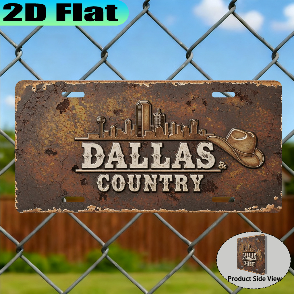 2D Flat Dallas & Country Cowbo - огляд і ціна Home Decor Dallas