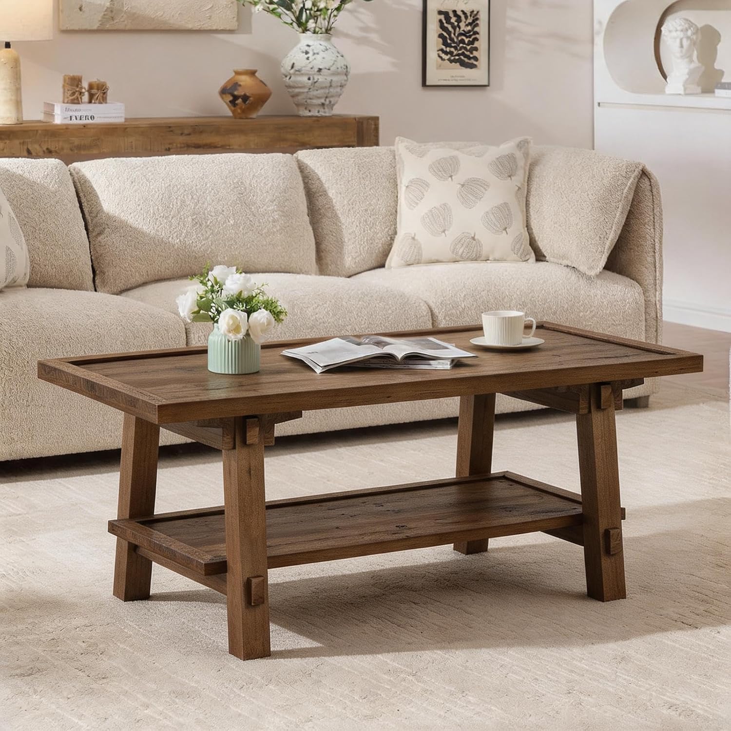 47 Inch Rectangle Solid Wood F - огляд і ціна Home Decor Center