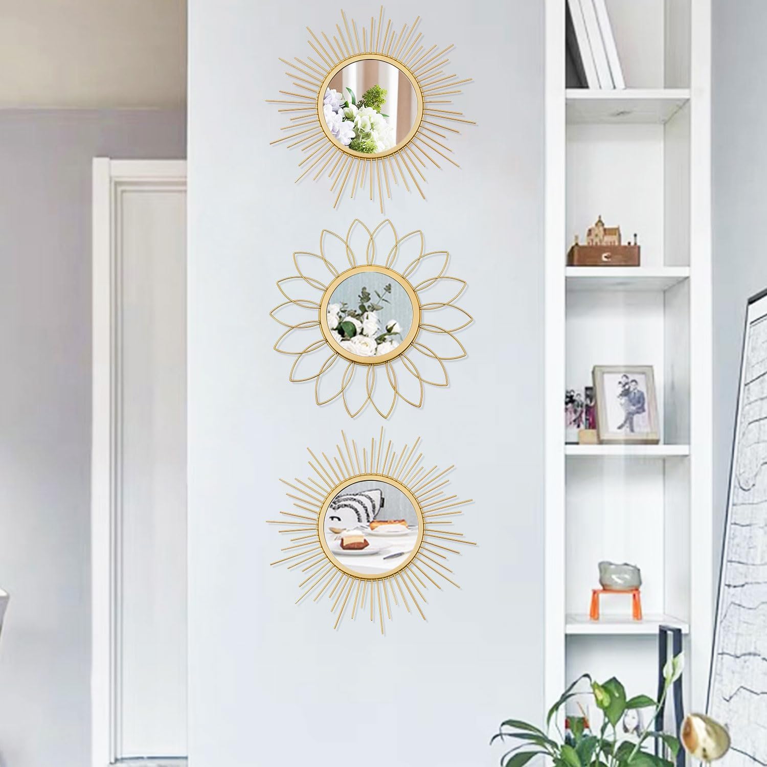 3 Pack Metal Mirrors for Wall  - огляд і ціна Home Decor Mirror