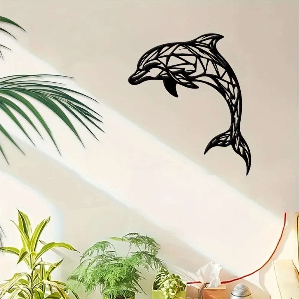 Metal Dolphin Wall Art Sculptu - огляд і ціна Home Decor Etsy