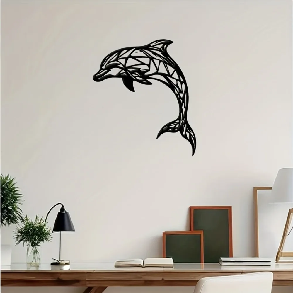 Metal Dolphin Wall Art Sculptu - огляд і ціна Home Decor Etsy