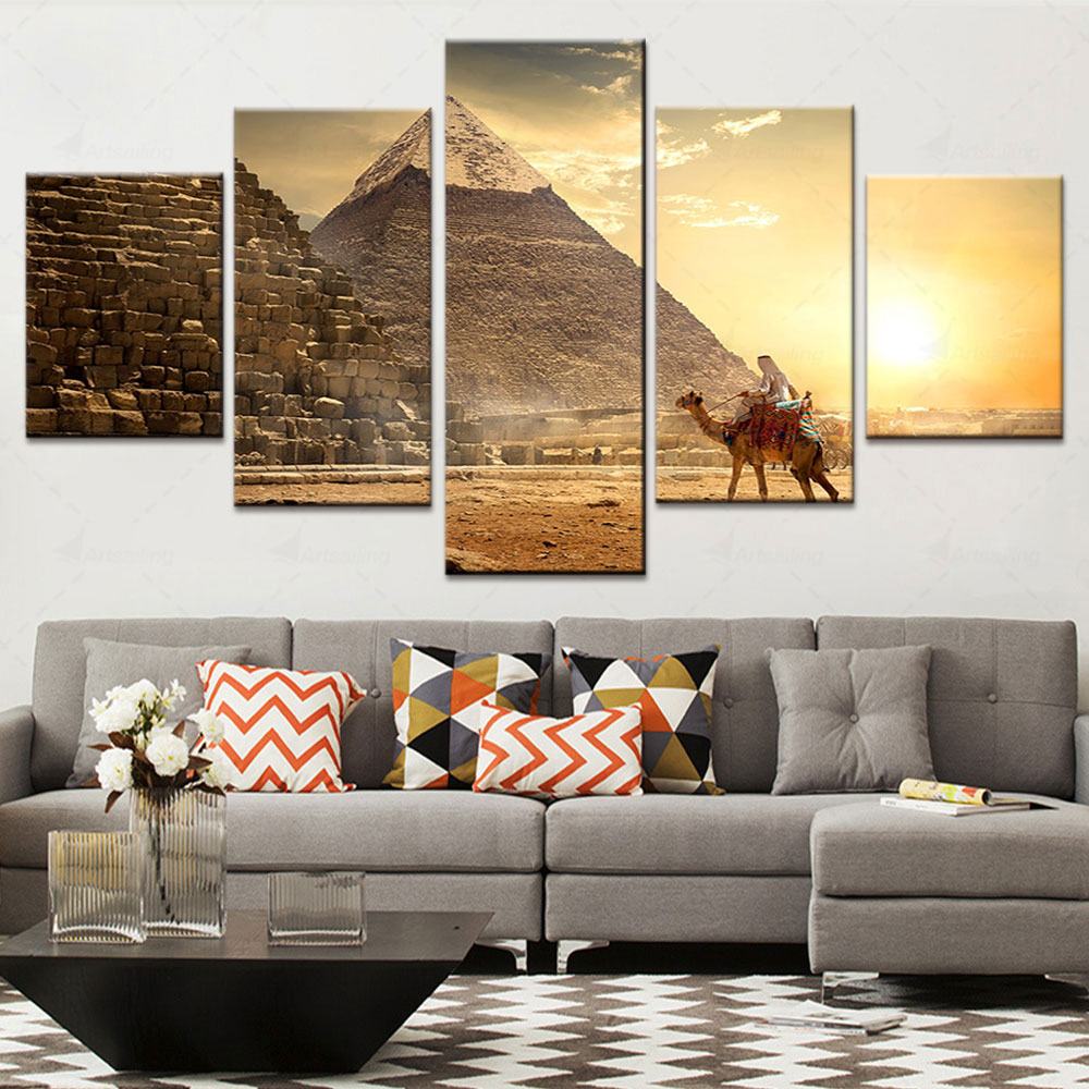 5 Panel Ancient Egypt Queen Ph - огляд і ціна Home Decor Egypt