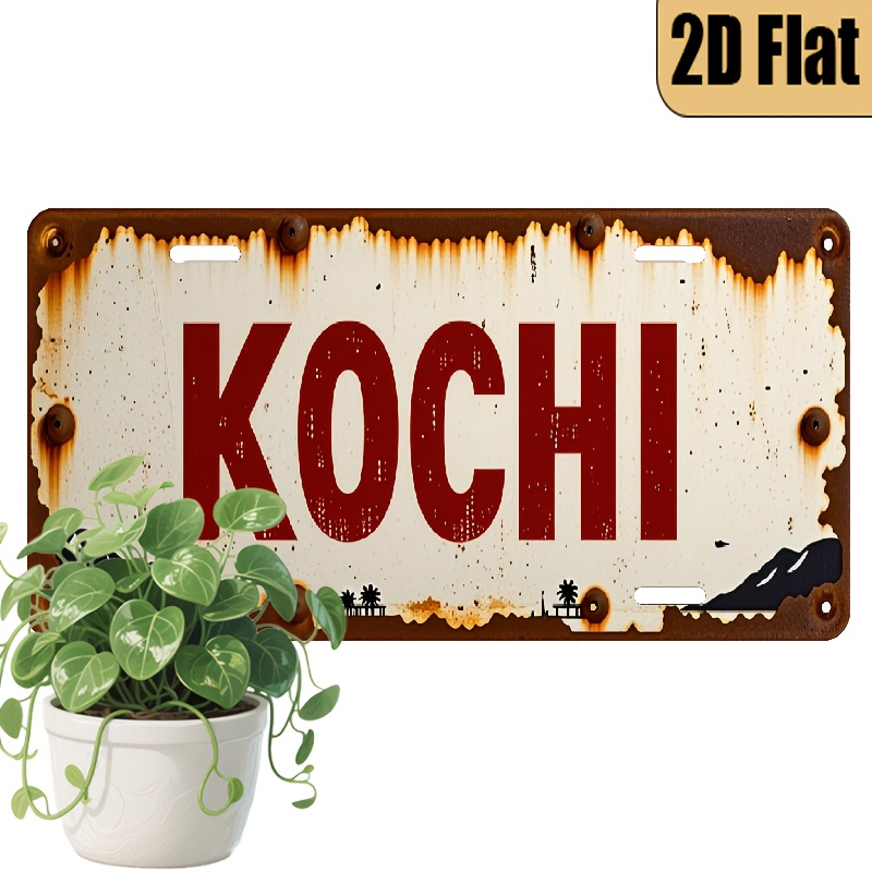 KOCHI AL Sign - Vintage Durabl - огляд і ціна Home Decor Kochi