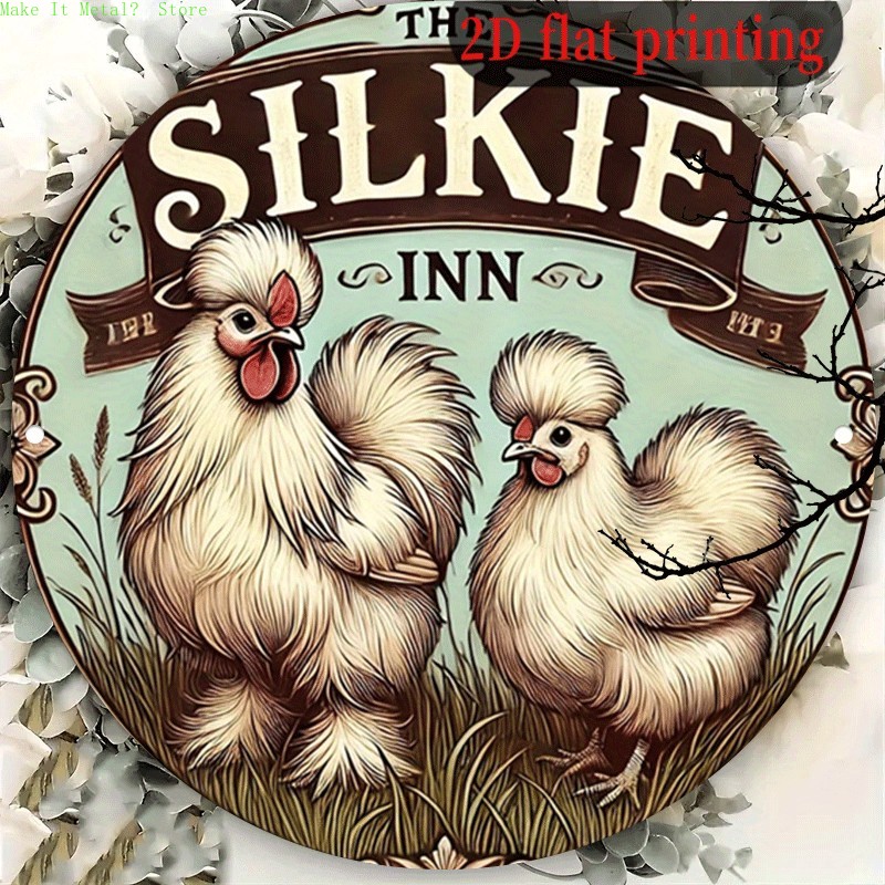 Vintage The Silkie Inn Round T - огляд і ціна Home Decor Theme