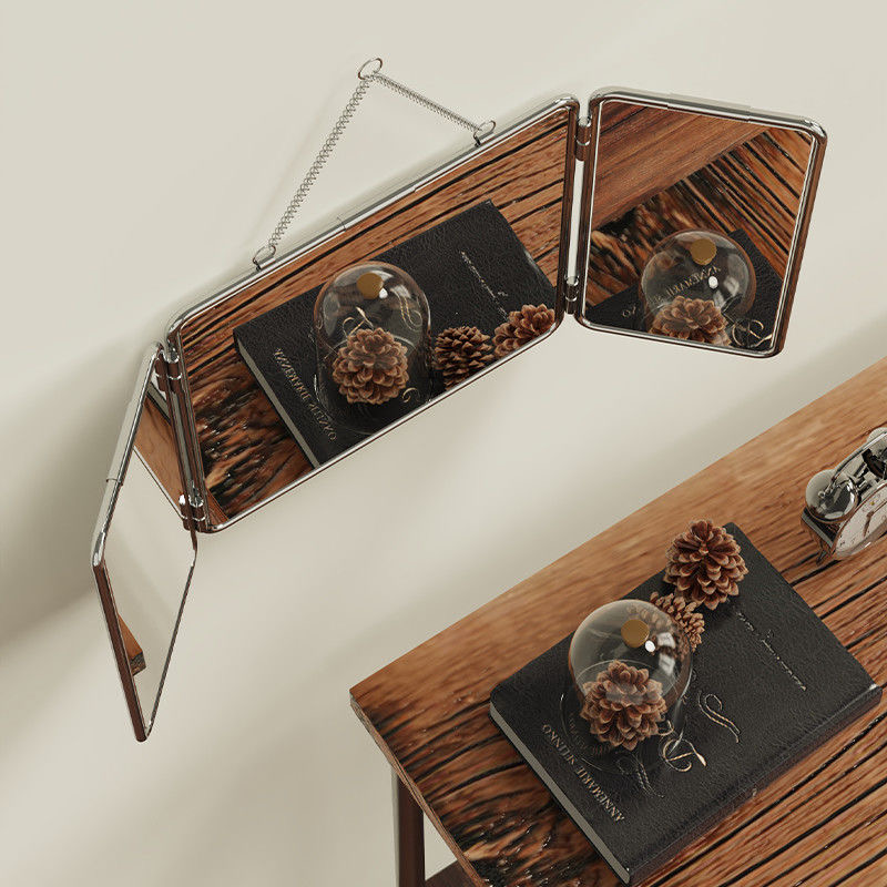 Ins Style Square Three Fold Wa - огляд і ціна Home Decor Mirror