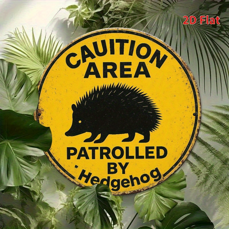 Vintage Rustic Hedgehog Patrol - огляд і ціна Home Decor Yellow