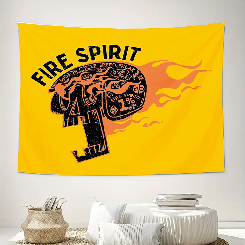 Vintage Motorcycle Wall Tapest - огляд і ціна Home Decor Hippie