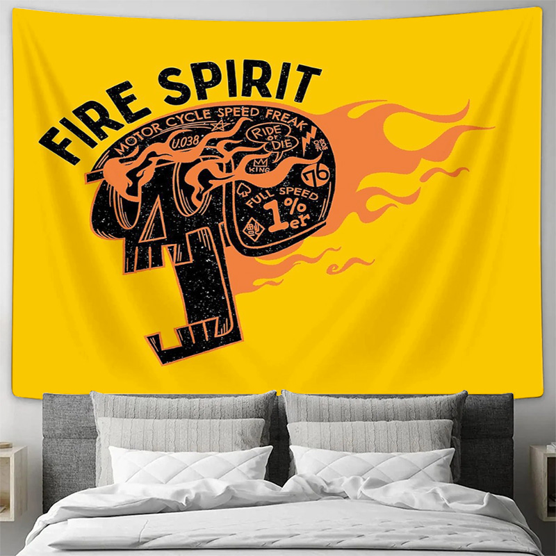 Vintage Motorcycle Wall Tapest - огляд і ціна Home Decor Hippie