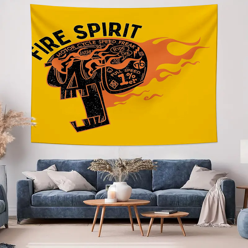 Vintage Motorcycle Wall Tapest - огляд і ціна Home Decor Hippie