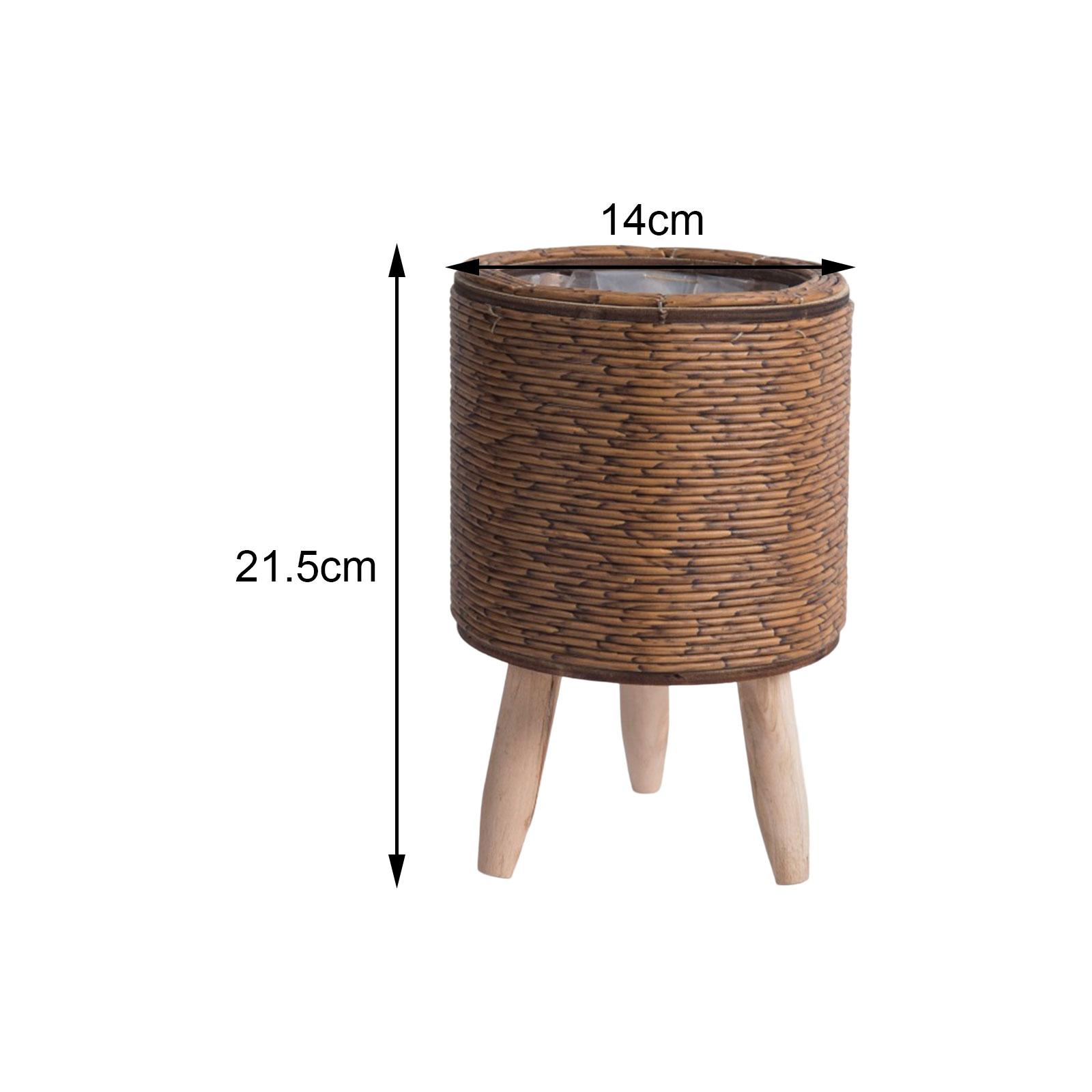 2x Legged Woven Basket for Pla - огляд і ціна Rattan Plant Basket