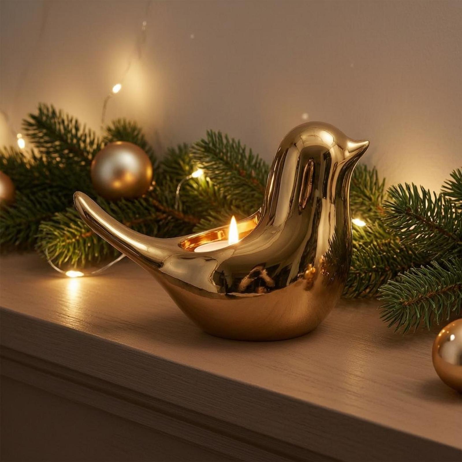 Bird-Shaped Candle Holder Comp - огляд і ціна Home Decor Mirror