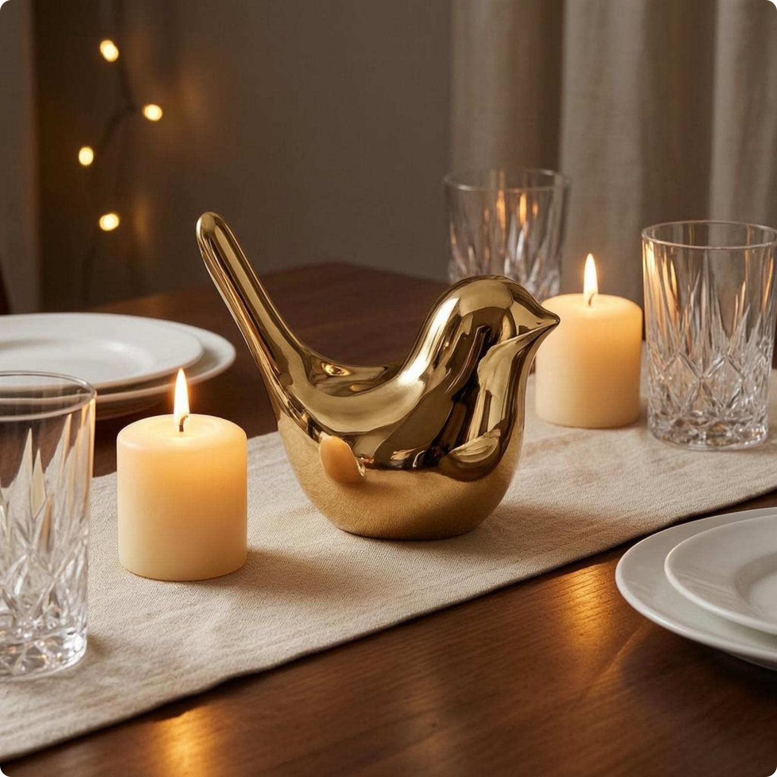 Bird-Shaped Candle Holder Comp - огляд і ціна Home Decor Mirror
