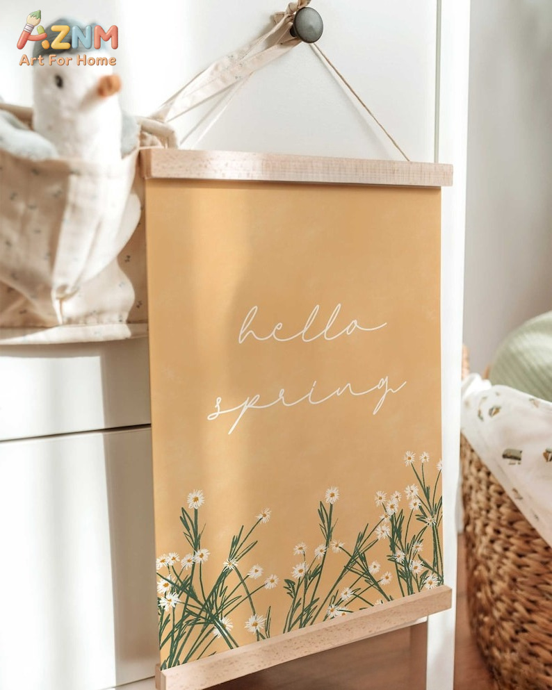 AZNM Unframed Canvas Print Hel - огляд і ціна Home Decor Yellow