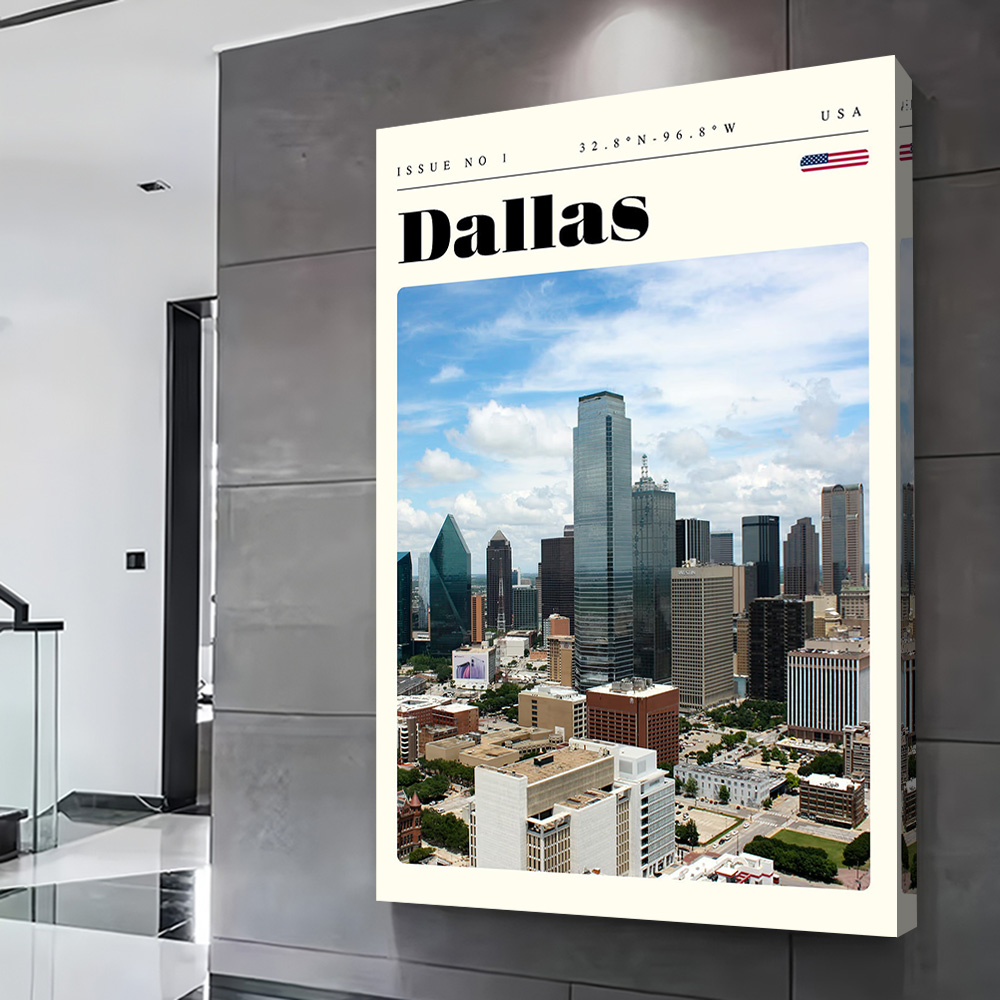 Dallas Texas Travel Printing P - огляд і ціна Home Decor Dallas