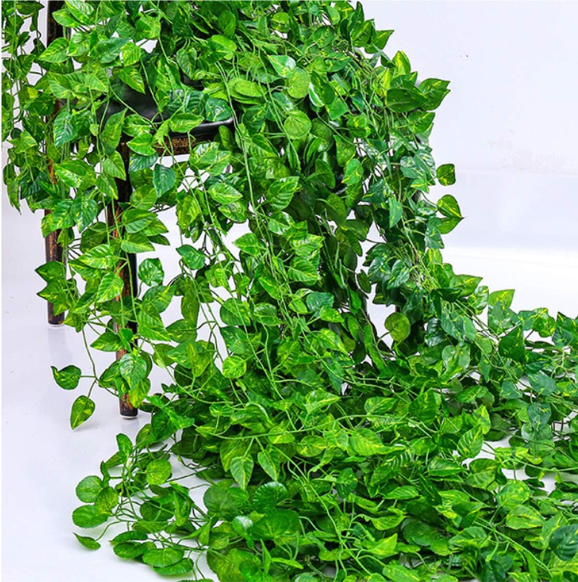 100/2M Artificial Green Ivy Vi - огляд і ціна Rattan Plant Basket