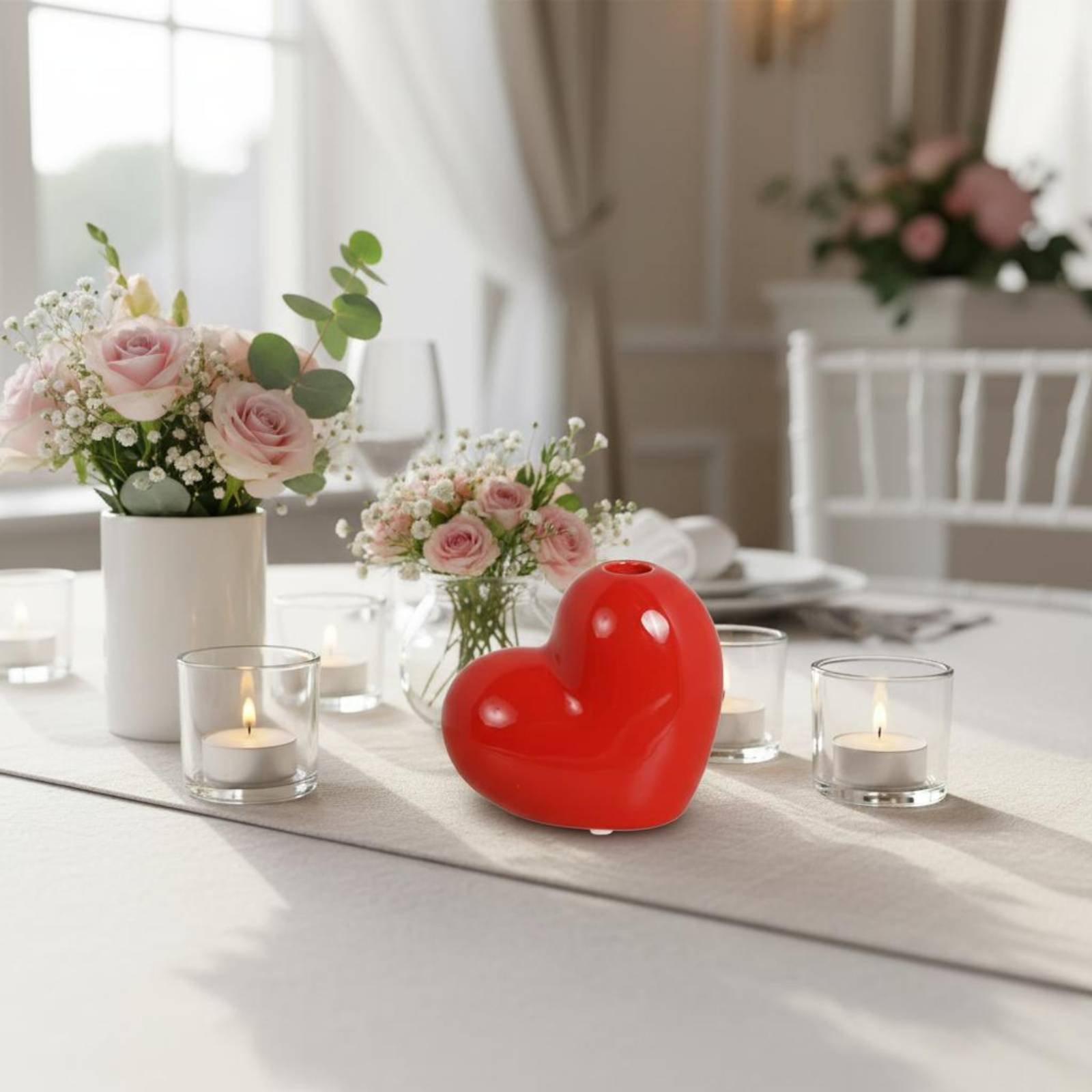 Ceramic Heart Candlestick Roma - огляд і ціна Home Decor Minimalist Style
