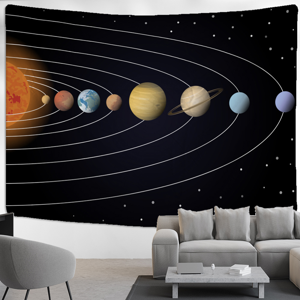 Astronaut Planet Tapestry Wall - огляд і ціна Home Decor Hippie