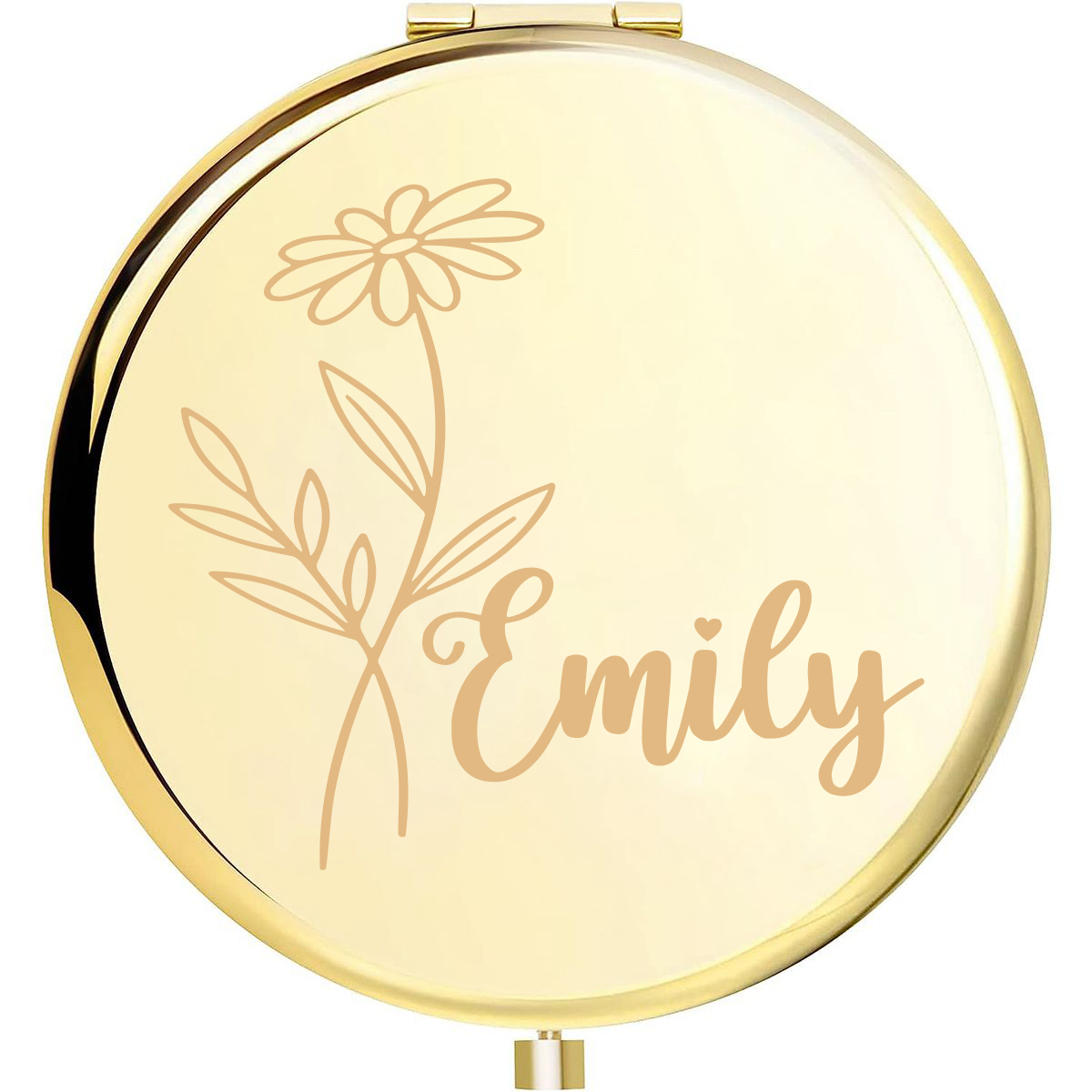 1pc flowers with name laser mi - огляд і ціна Home Decor Mirror