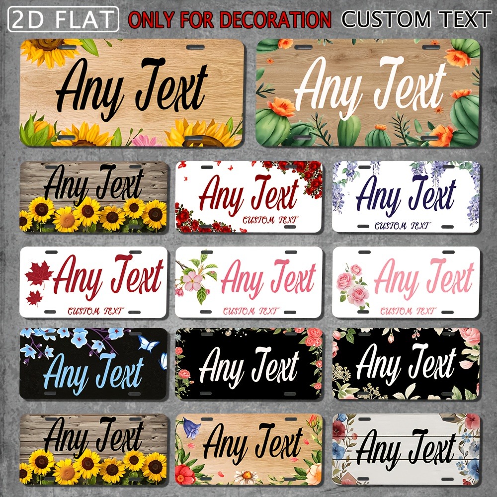 2D Flat 1pc Custom Plaque, Per - огляд і ціна Home Decor Theme