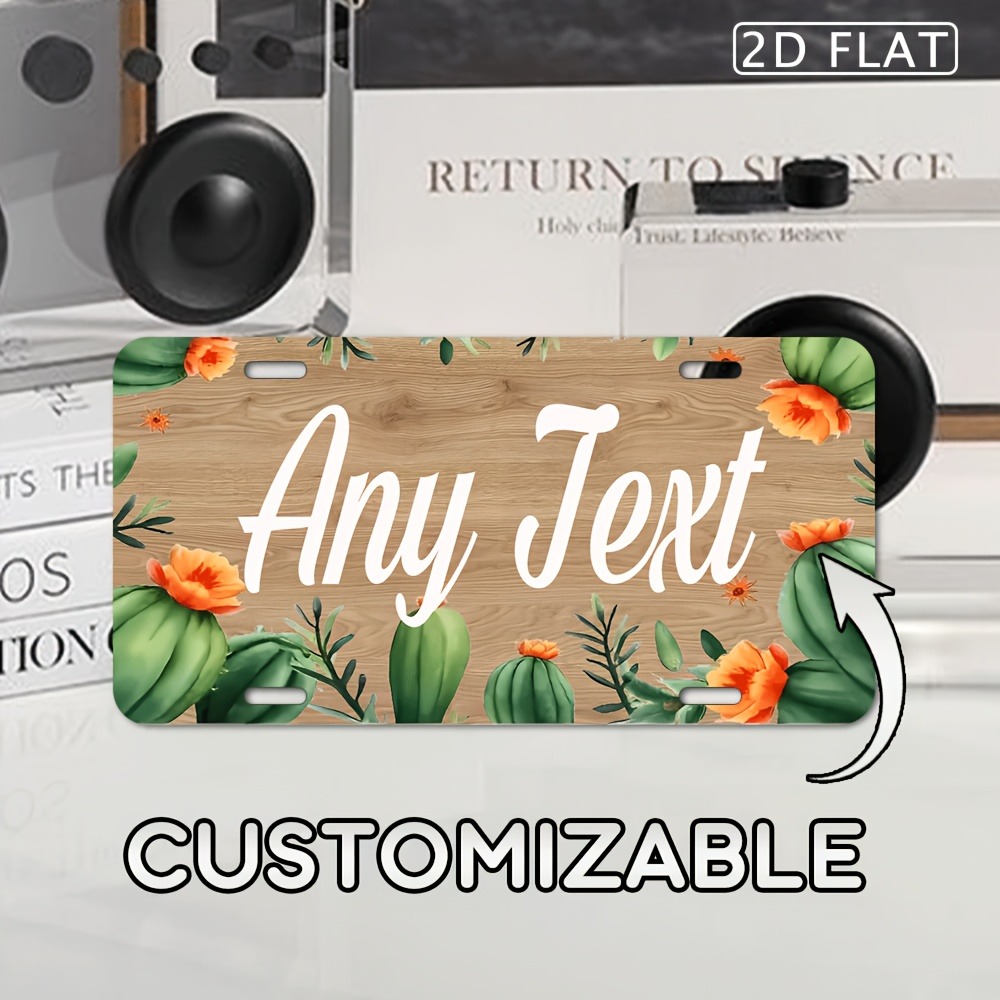2D Flat 1pc Custom Plaque, Per - огляд і ціна Home Decor Theme