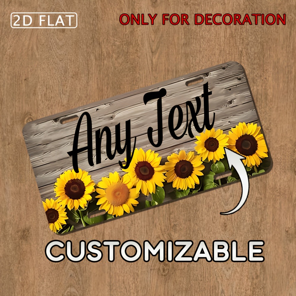 2D Flat 1pc Custom Plaque, Per - огляд і ціна Home Decor Theme