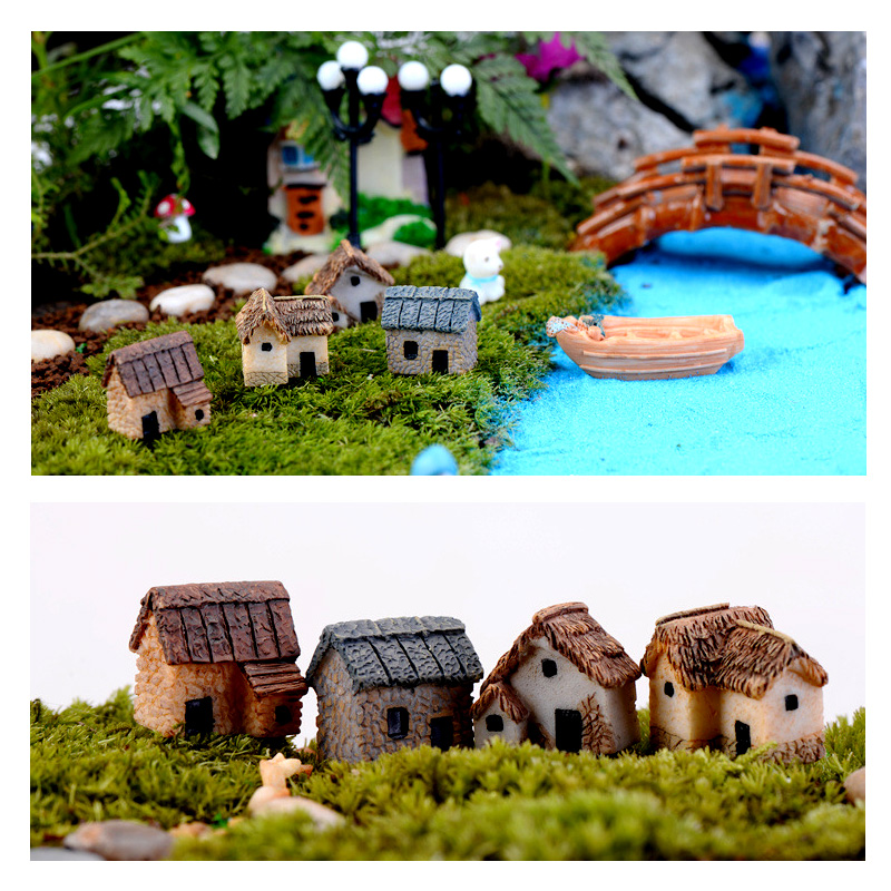 Mini Small House Figurine Resi - огляд і ціна Home Decor Deals